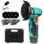 Mini Pulidora inalámbrica con de 24W + 4 discos de 3" Marca Makita