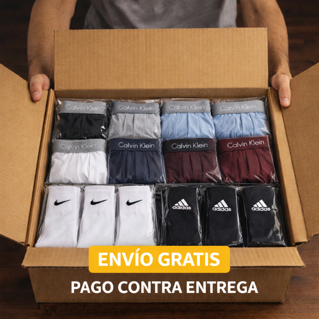fbac345a-62d3-41d4-8056-c8f083bb9ddf Pack Calvin Klein de 10 Boxer + Regalo 6 Medias 🧦